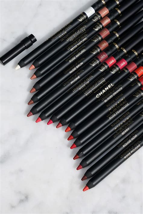 chanel lip pencil|chanel long wearing lipstick.